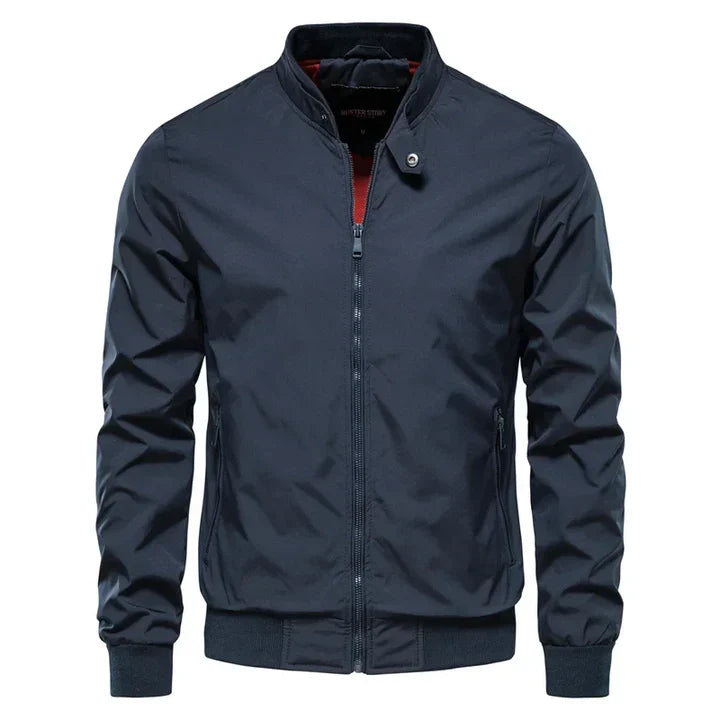 New men's lightweight summer jacket, featuring breathable fabric for outdoor adventures & comfortable everyday wear.