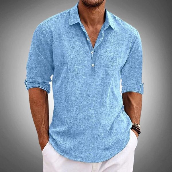 Men's lightweight polo shirt, perfect for effortless summer style & warm weather. Breathable short sleeve casual wear.