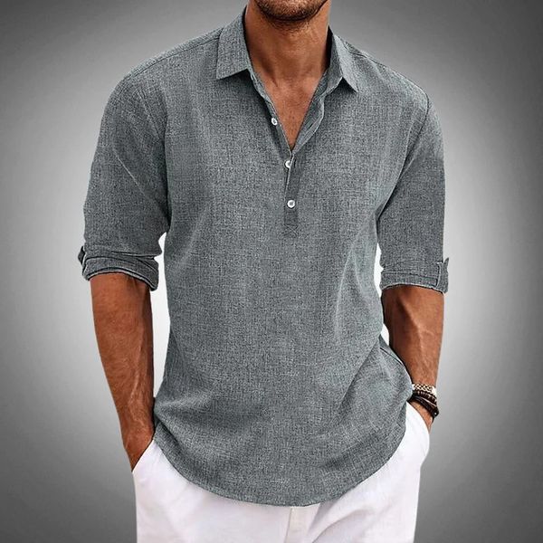 Versatile men's smart casual polo shirt. Lightweight, short sleeve design ideal for summer fashion & daily wear.