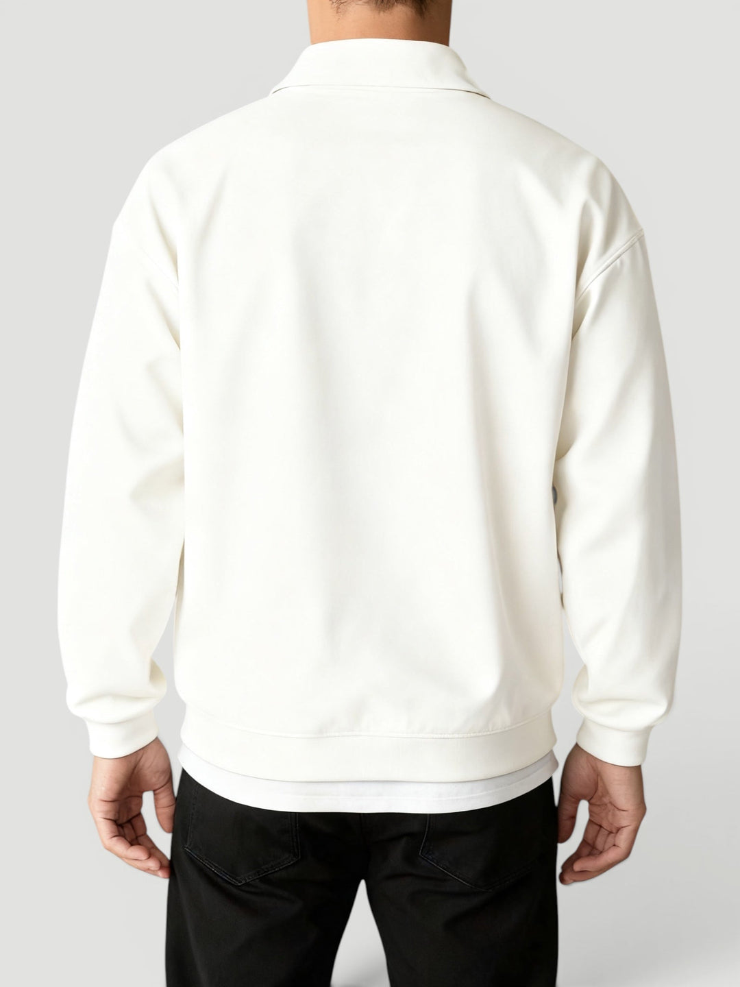 Soft men's lightweight quarter zip pullover sweater. Designed for maximum casual comfort and everyday style.