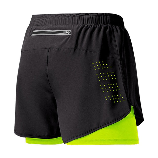 Athletic men's running shorts, quick-dry fabric, ideal for workouts, gym, and active training.