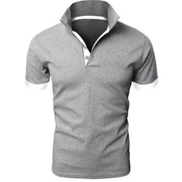 Classic slim fit men's polo. Lightweight, versatile short sleeve shirt for resort & casual summer style.