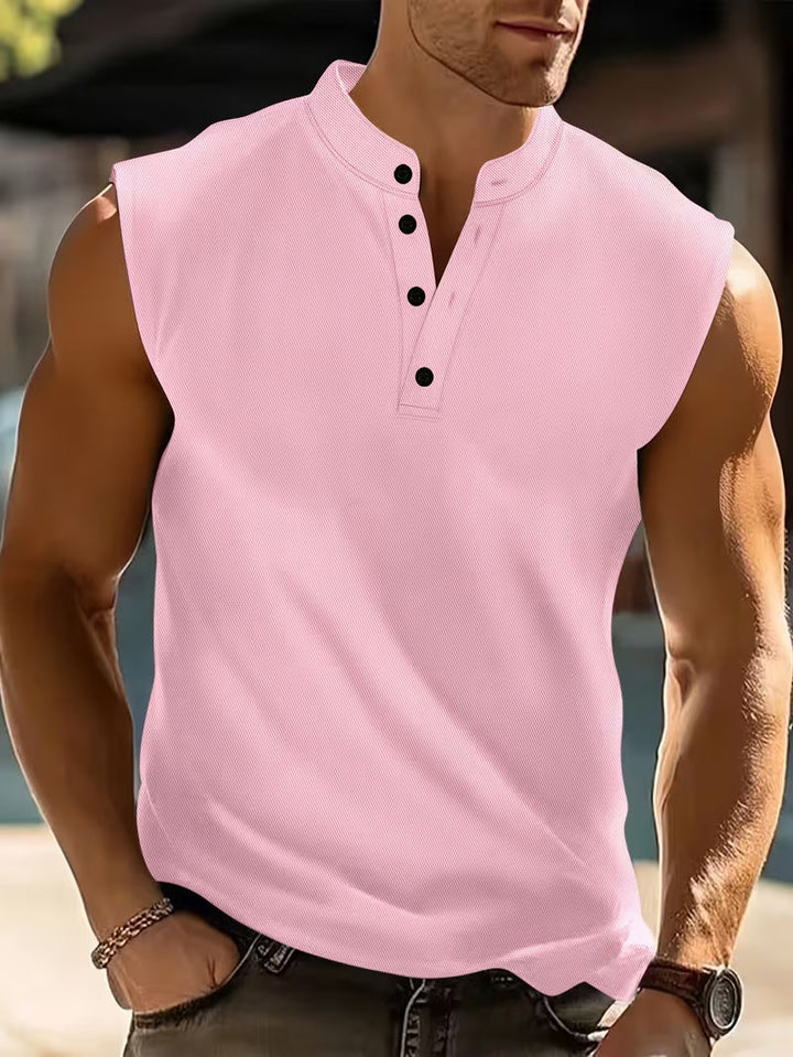 Men's gym tank top, lightweight & breathable for optimal workout performance.