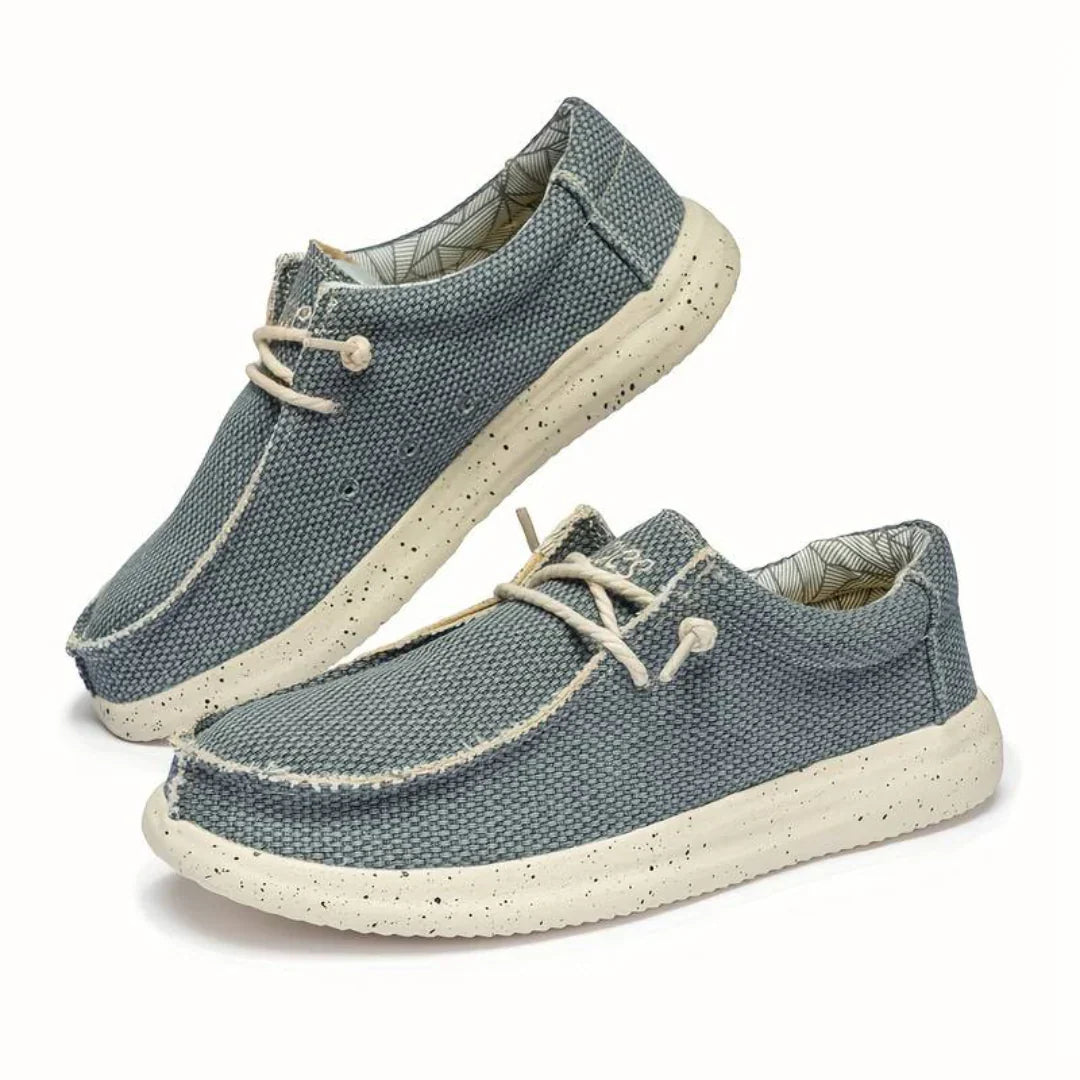 Comfortable men's casual loafers, easy slip-on style. Lightweight design makes them great walking shoes.