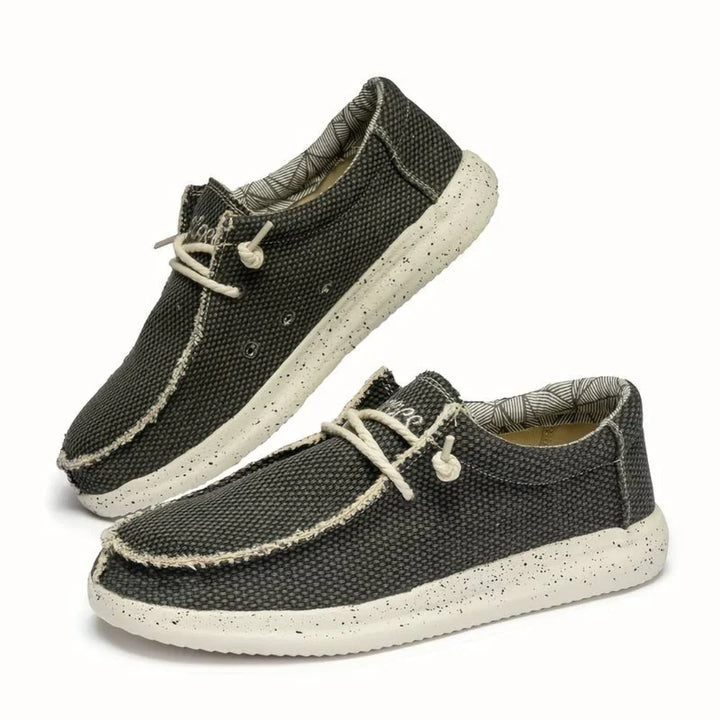 New men's lightweight slip-on loafers. Fashionable casual shoes for comfortable everyday walking.