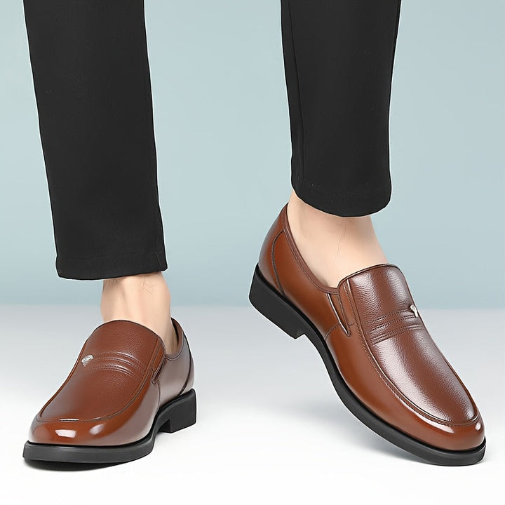 Men's comfortable, lightweight slip-on loafers. Versatile dress shoes for sleek casual & formal wear.