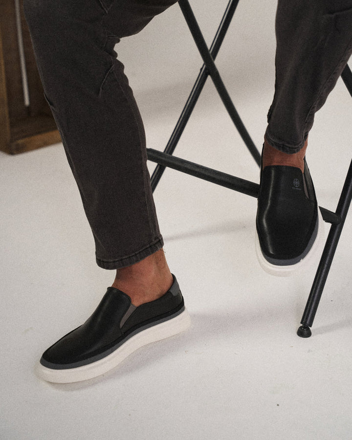 Stylish men's slip-on trainers, offering ultimate lightweight comfort.