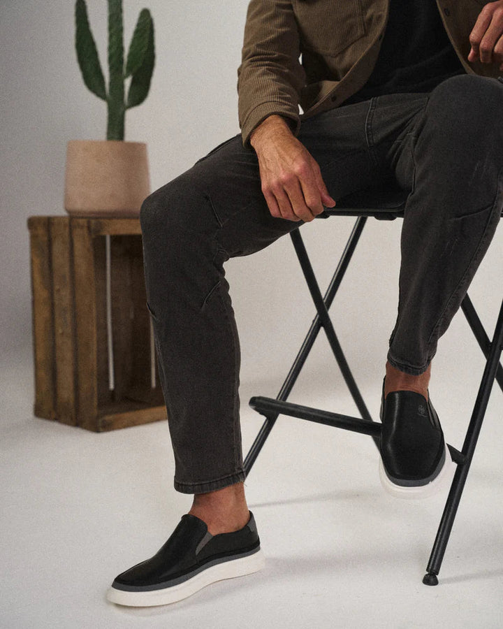 Lightweight men's trainers, providing slip-on comfort suitable for any outfit.