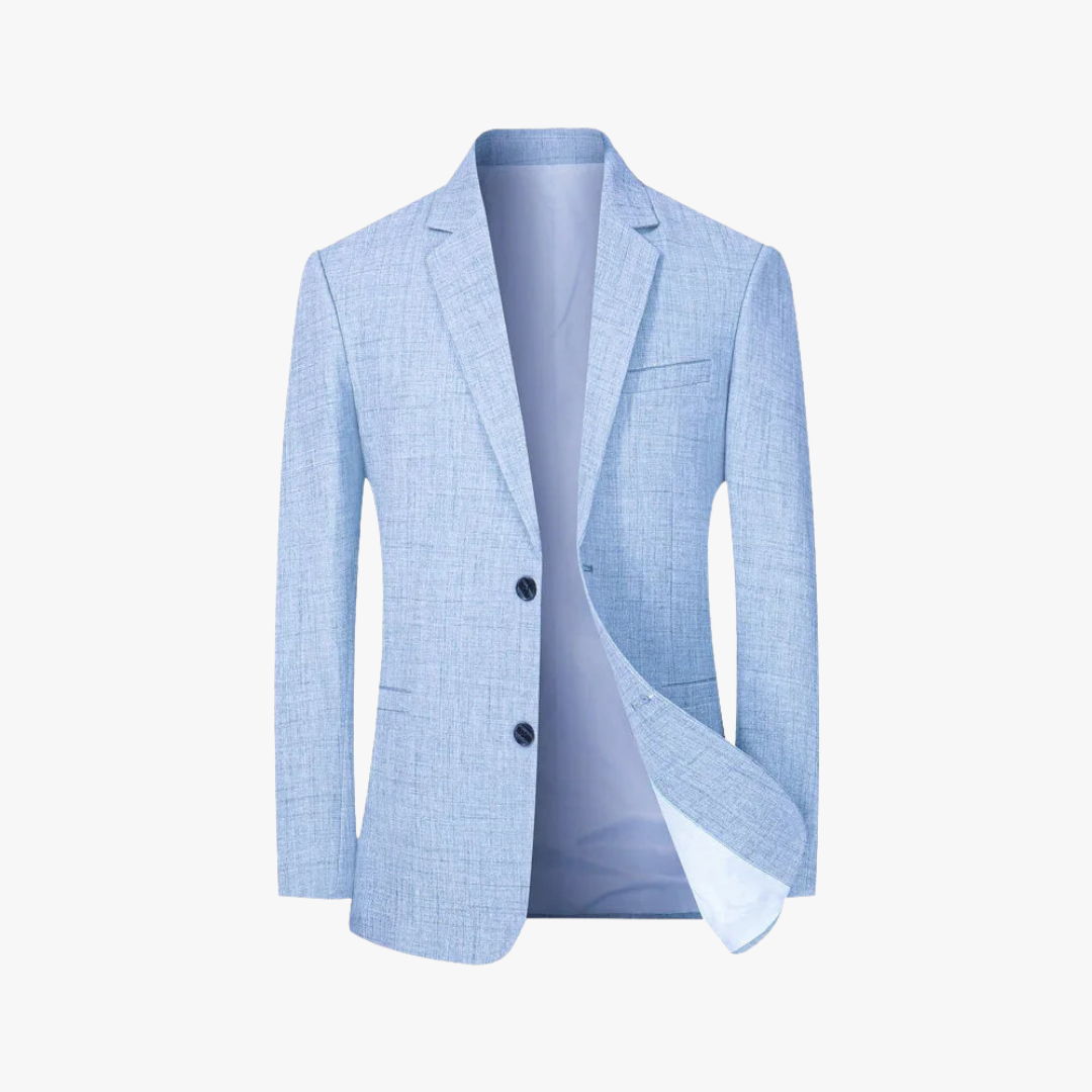 Men's versatile lightweight spring blazer. Modern tailored jacket for smart casual & business casual.