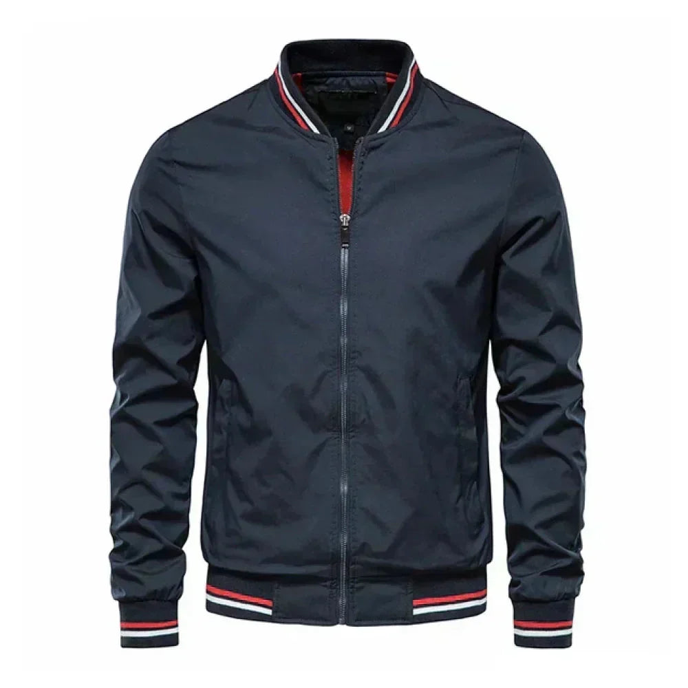 Men's lightweight summer bomber jacket, ideal for casual wear & stylish outerwear.