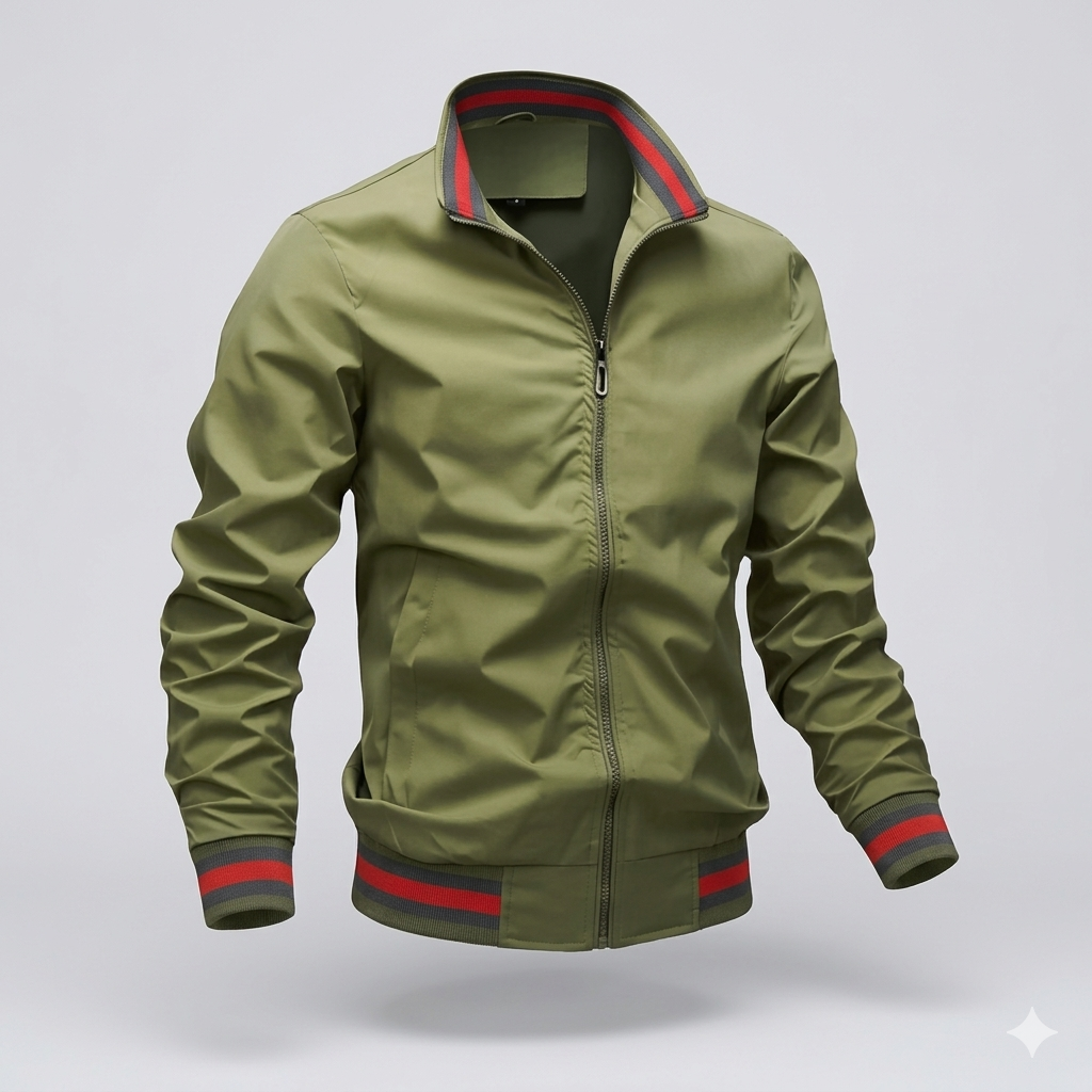 Breathable men's lightweight summer jacket, perfect for spring/summer, offering comfort and smart casual style.