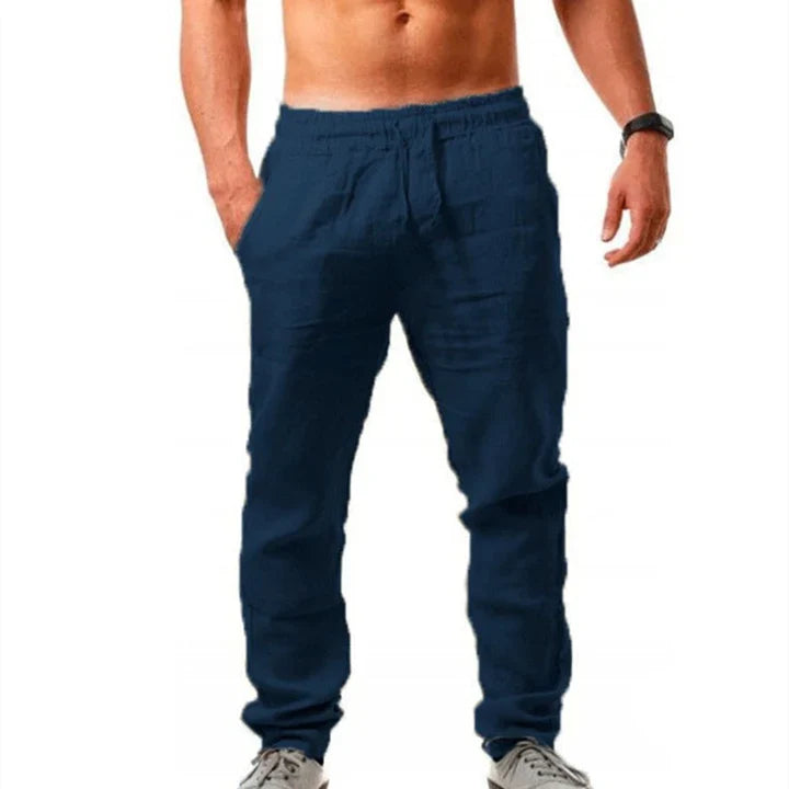 Versatile men's lightweight pants for summer, offering relaxed fit, comfort, and easy casual fashion.