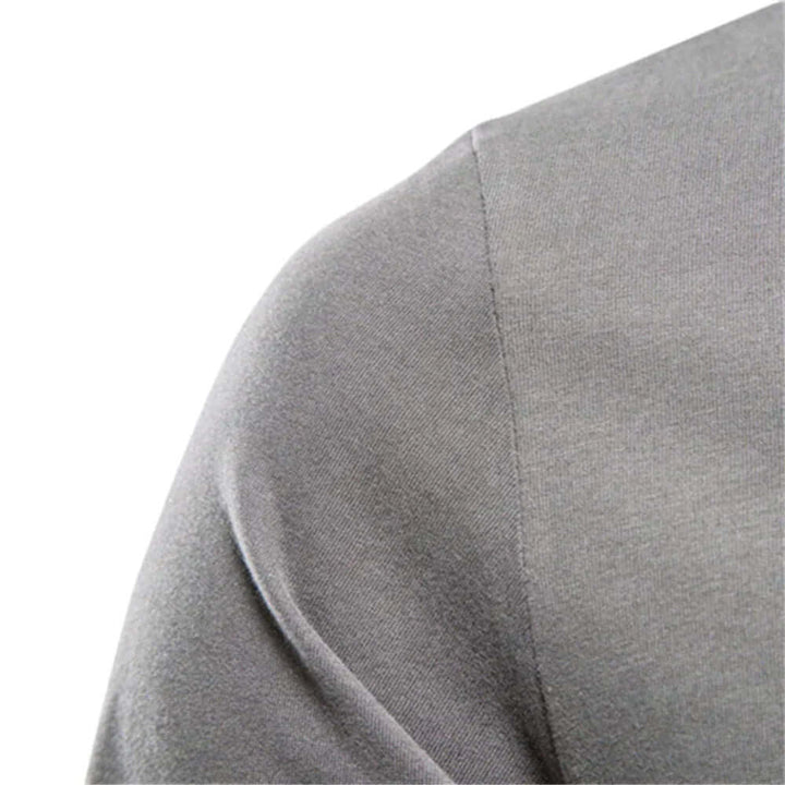Men's basic long sleeve crewneck t-shirt, comfort fit for versatile casual wear.