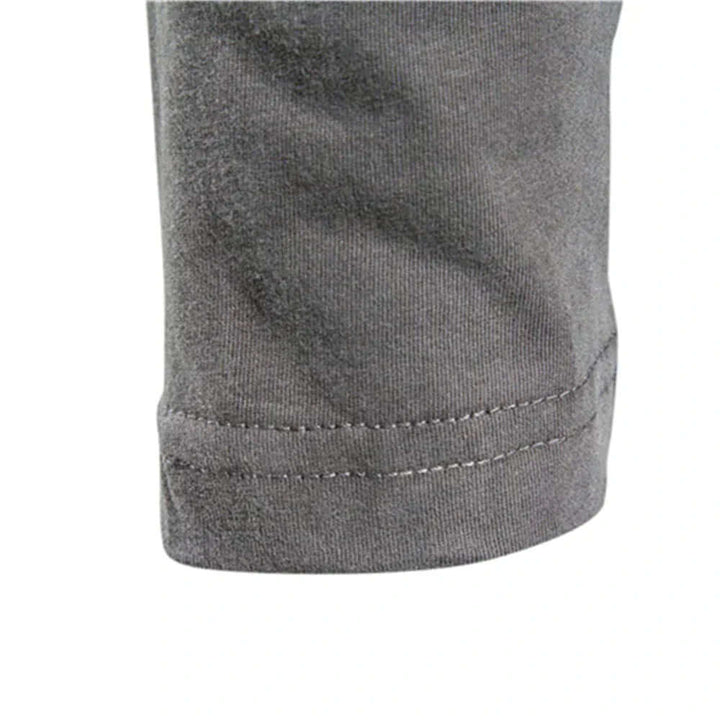Versatile men's long sleeve crewneck t-shirt for effortless style, comfort, & layering.