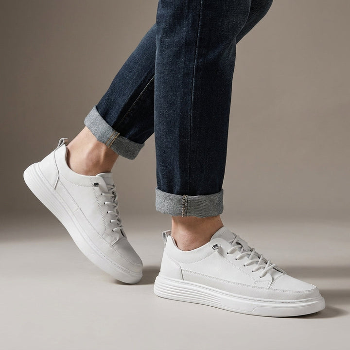 Versatile men's low top sneakers, perfect for everyday wear, modern style walking shoes.