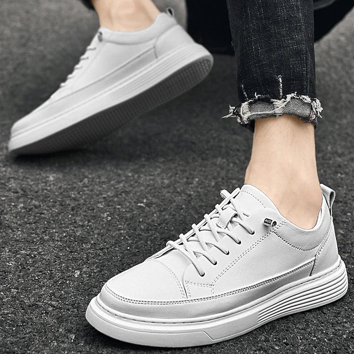 Modern men's low top casual shoes, versatile sneakers for comfortable walking.