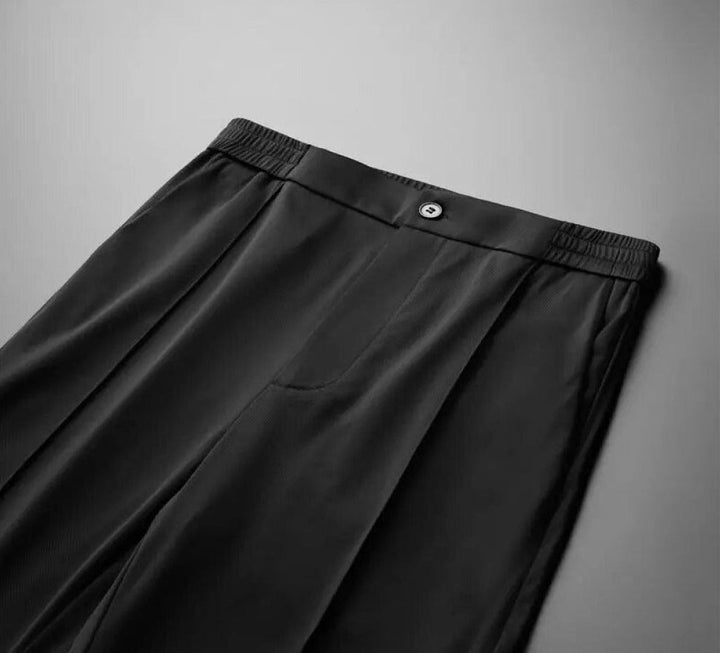 Modern men's luxury polo and pants summer set. Comfortable, coordinated, and effortlessly stylish.