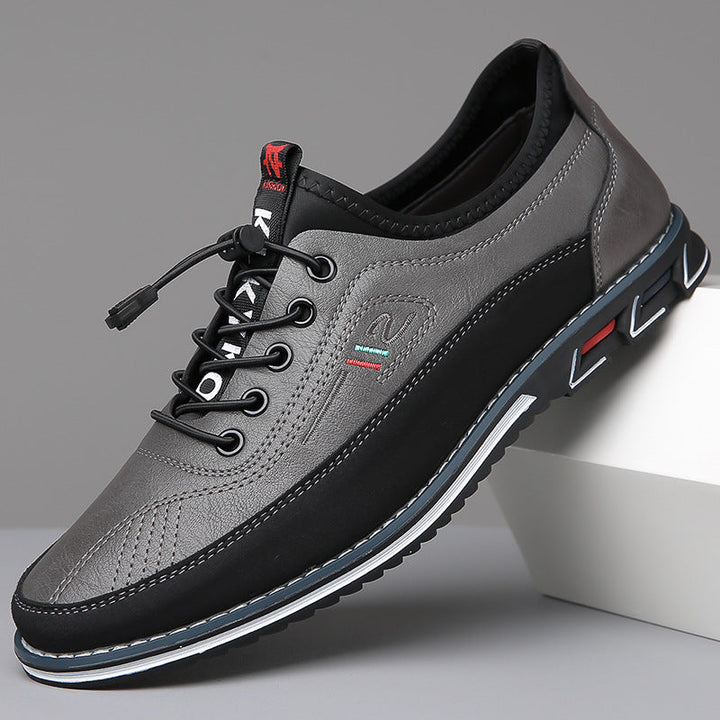 Pair of Men's Max Premium Comfort Shoes, ideal for both dressy and casual looks, ensuring all-day ergonomic support.