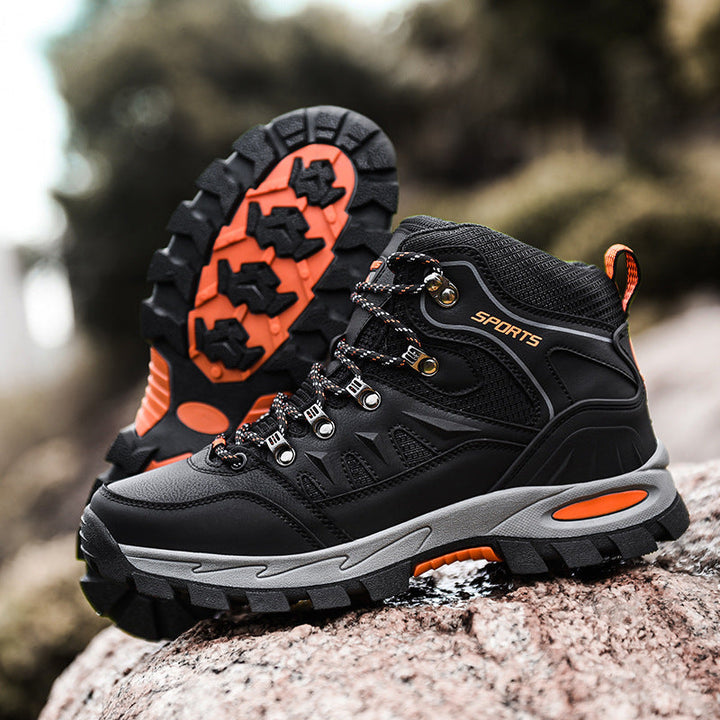 Waterproof mid-height men's industrial work boots, built for comfort, durability & safety.