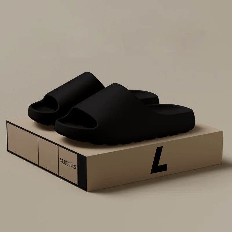 Men's modern slip-on comfort slippers for casual indoor & outdoor wear.
