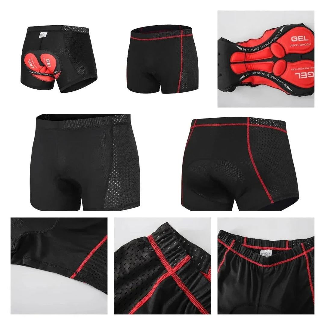 Breathable MotoPro men's cycling shorts, quick-dry fabric for ultimate comfort & performance in riding gear.