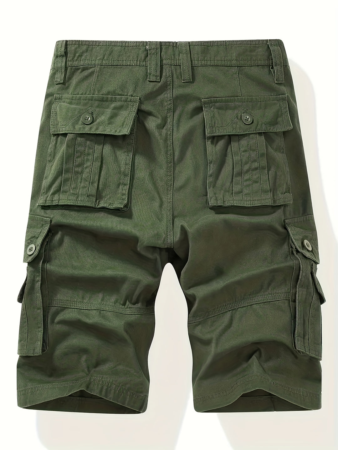 Men's durable utility cargo shorts with multi-pockets, ideal for summer outdoor & casual wear.