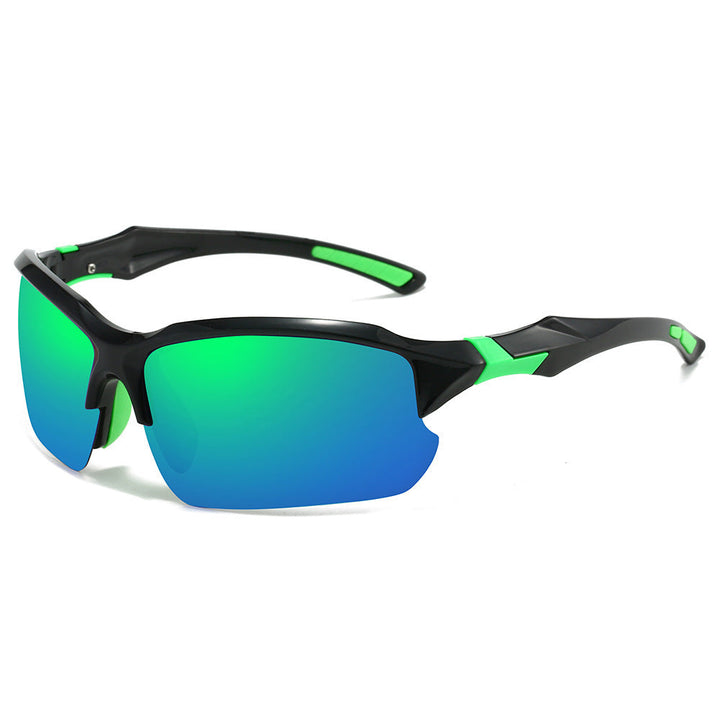 Versatile men's polarized eyewear, perfect for running, cycling, and hiking with full UV protection.