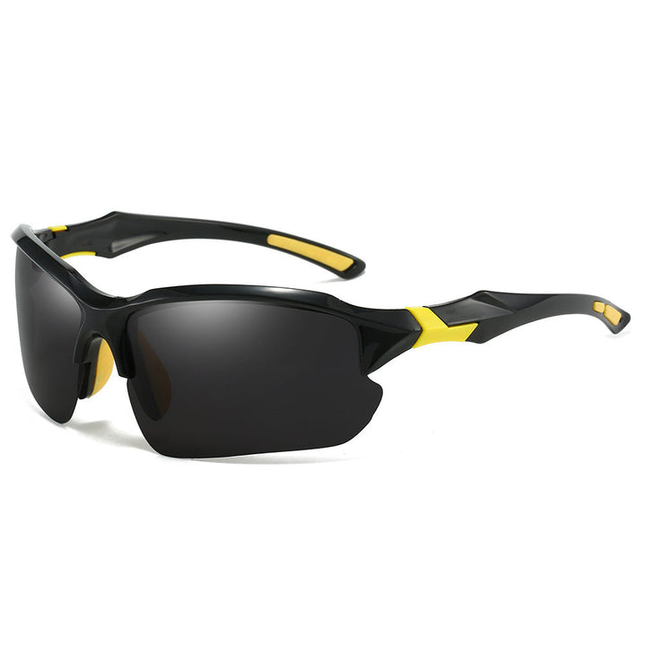 Durable men's polarized sports sunglasses, new, designed for performance and clear outdoor vision.