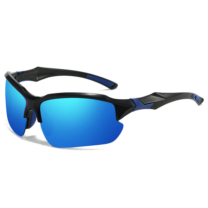 Comfortable men's polarized outdoor sunglasses, lightweight with UV protection for active men.