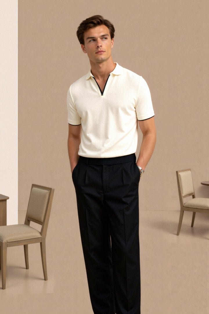 Stylish men's Old Money sleeveless polo top, perfect for summer casual or workwear.