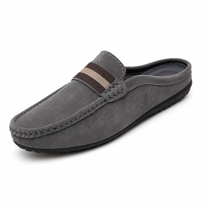 Premium men's open heel loafer slip-on comfort footwear, perfect for casual everyday wear.