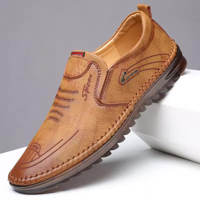 Men's orthopedic shoes, ergonomic and shock-absorbing. Offers superior comfort & effective foot pain relief.