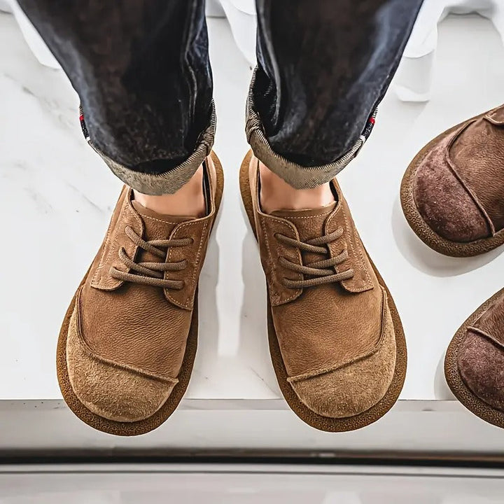 Ergonomic men's orthopedic shoes, designed for maximum comfort and foot health.