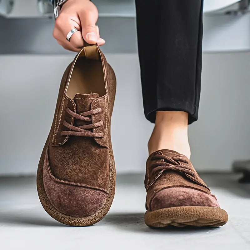 Stylish men's orthopedic footwear, blending casual comfort with supportive design.