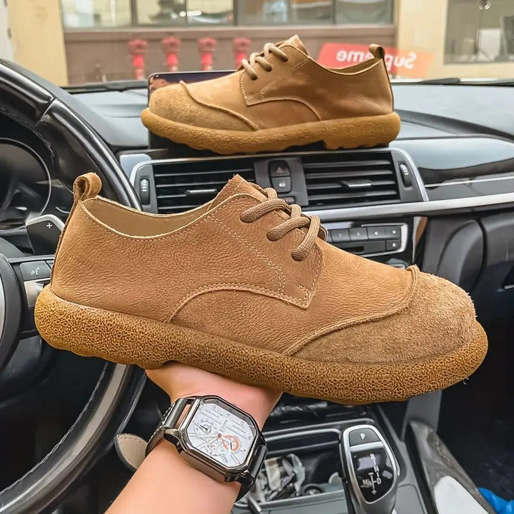 High-quality men's comfort shoes, featuring orthopedic support for improved posture.