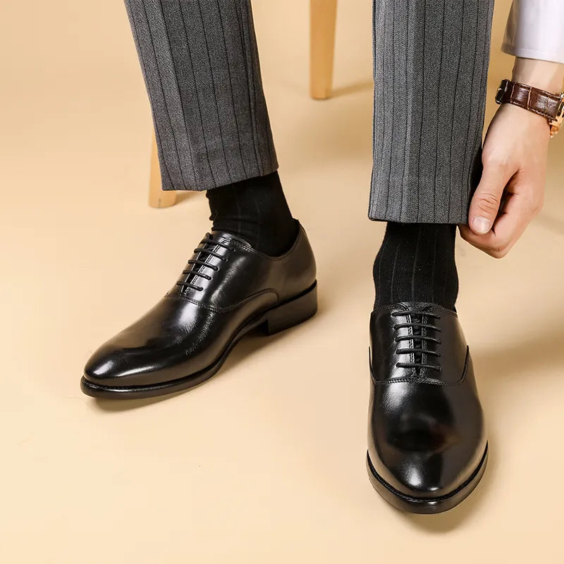 Men's orthopedic oxford dress shoes for timeless comfort and all-day support.
