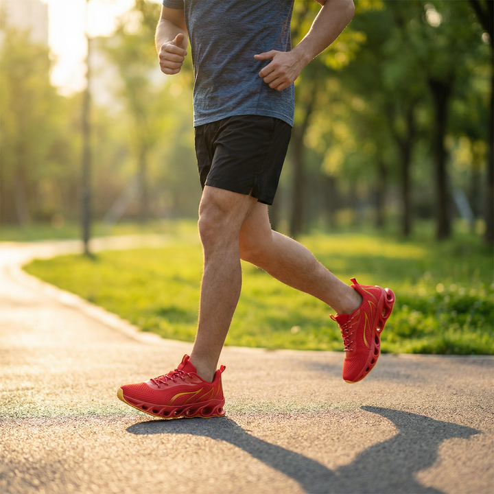 Stylish men's casual footwear, lightweight & supportive, designed as orthopedic comfort shoes.
