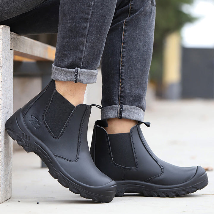 Men's orthopedic safety boots, engineered for comfort, support, and protection in tough environments.