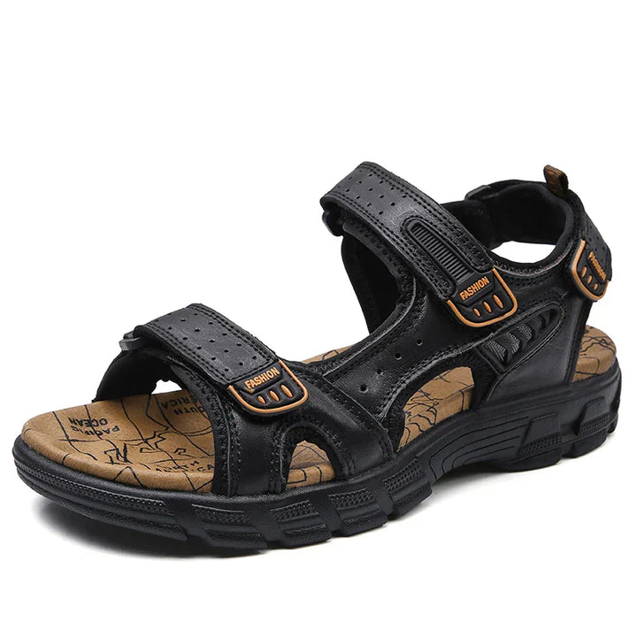 Men's comfort sandals with ergonomic design for foot health, arch support & enhanced posture. Perfect for walking.