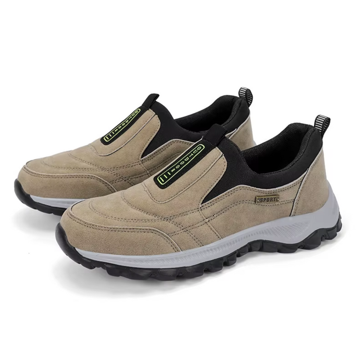 Men's comfort slip-on orthopedic sneakers, featuring advanced foot support technology for daily wear.