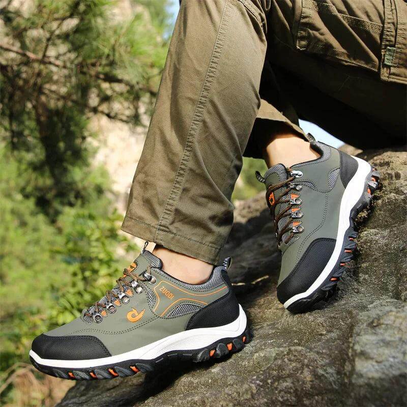 Men's orthopedic walking shoes provide cushioned comfort, arch support, and stability for daily wear and active lifestyles.