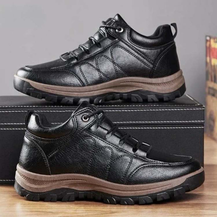 Versatile men's orthopedic walking & hiking shoes, supportive, non-slip, and cushioned for active use.