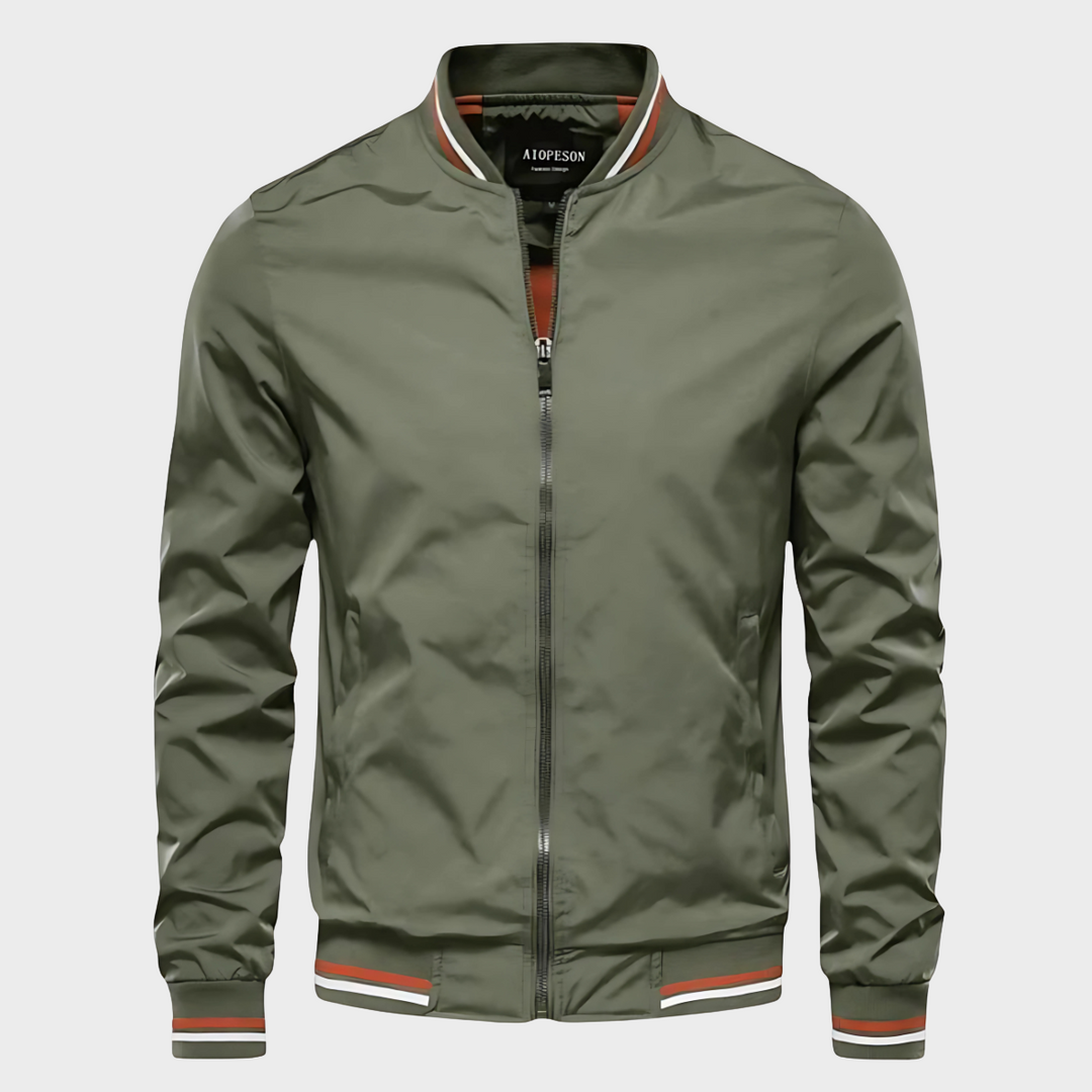 Men's Patrick Lightweight Water-Resistant Windbreaker Jacket, ideal for spring, summer, and outdoor casual wear.