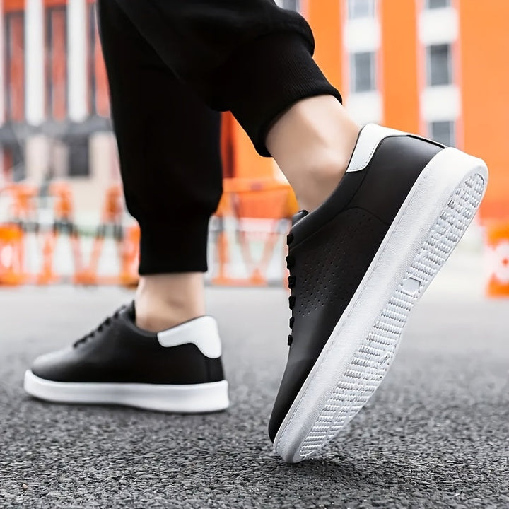 Versatile men's perforated casual sneakers. Perfect for city life, travel, & everyday fashion.