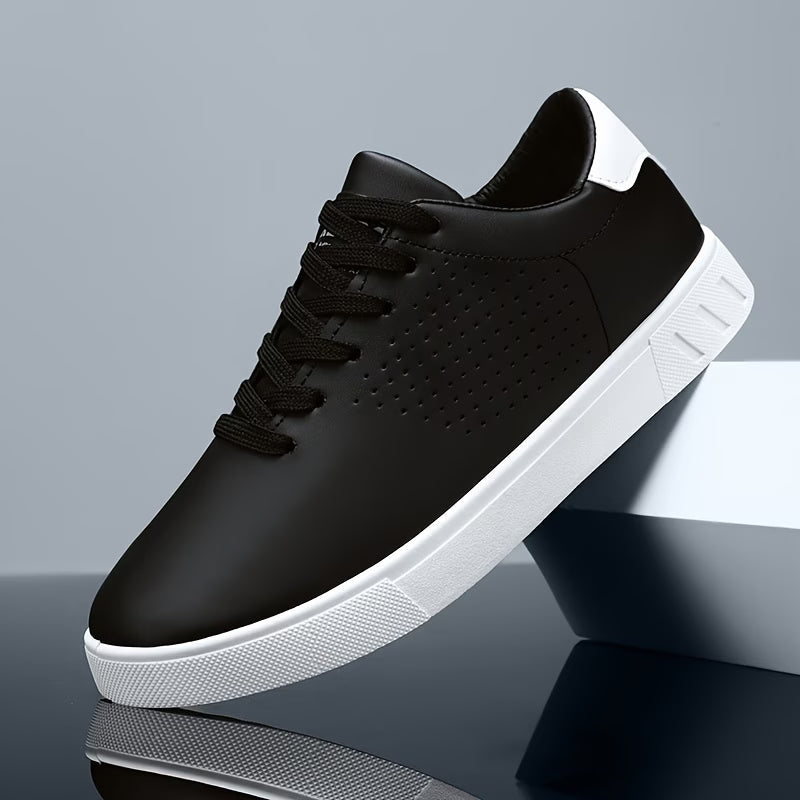 Men's fashion perforated sneakers. Versatile, comfortable, and perfect casual footwear for city & travel.