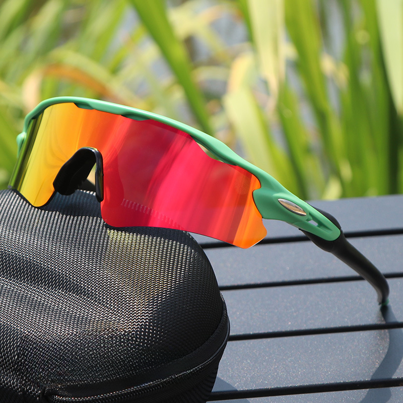 Men's polarized sunglasses for UV protection, lightweight design, ideal for driving & outdoor activities.
