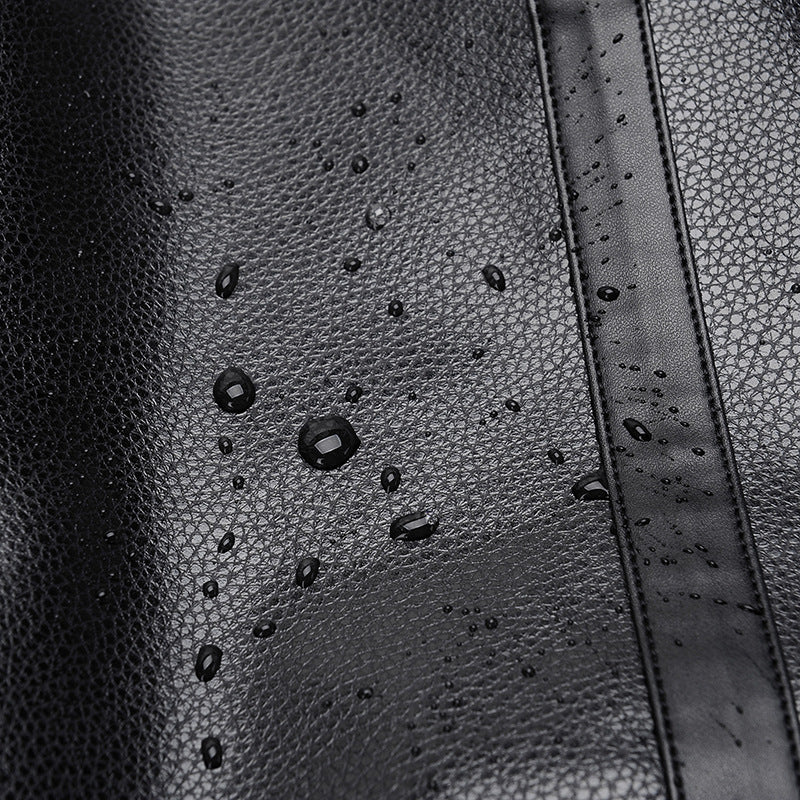 High-quality men's brown leather travel bag, a durable and luxurious option for modern luggage.