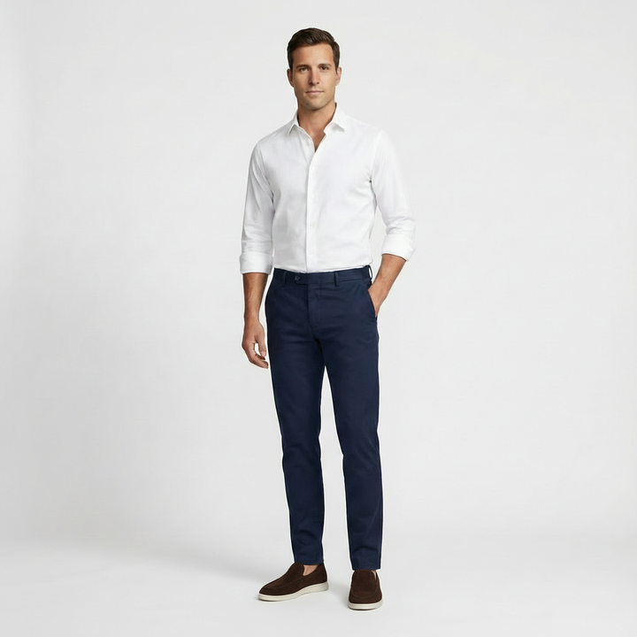 Durable sole detail of men's premium loafers, providing grip & long-lasting comfort.