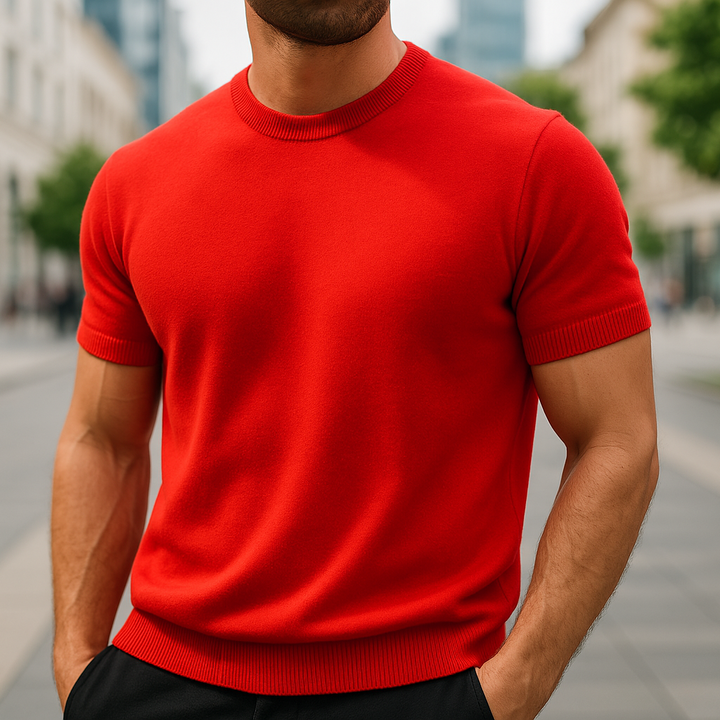 Casual men's premium tee for everyday style & comfort. A versatile wardrobe essential.
