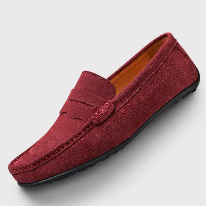 Polished men's comfort loafers, a timeless classic for everyday wear. Versatile slip-on dress & casual shoes.